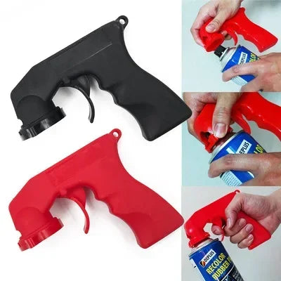 Portable Plastic Spray Gun Handle Universal Polishing Paint Spray Guns Adaptor Reusable Spraying Hand Spray Gun Car Paint Tools