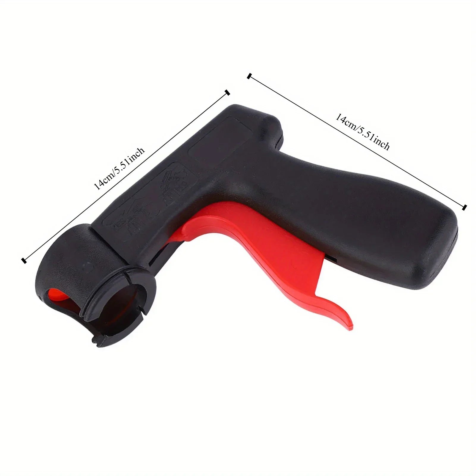 Portable Plastic Spray Gun Handle Universal Polishing Paint Spray Guns Adaptor Reusable Spraying Hand Spray Gun Car Paint Tools