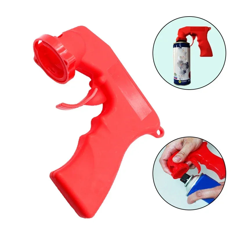Portable Plastic Spray Gun Handle Universal Polishing Paint Spray Guns Adaptor Reusable Spraying Hand Spray Gun Car Paint Tools