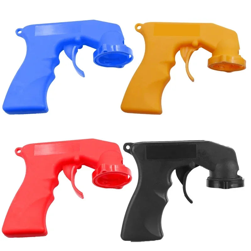 Portable Plastic Spray Gun Handle Universal Polishing Paint Spray Guns Adaptor Reusable Spraying Hand Spray Gun Car Paint Tools