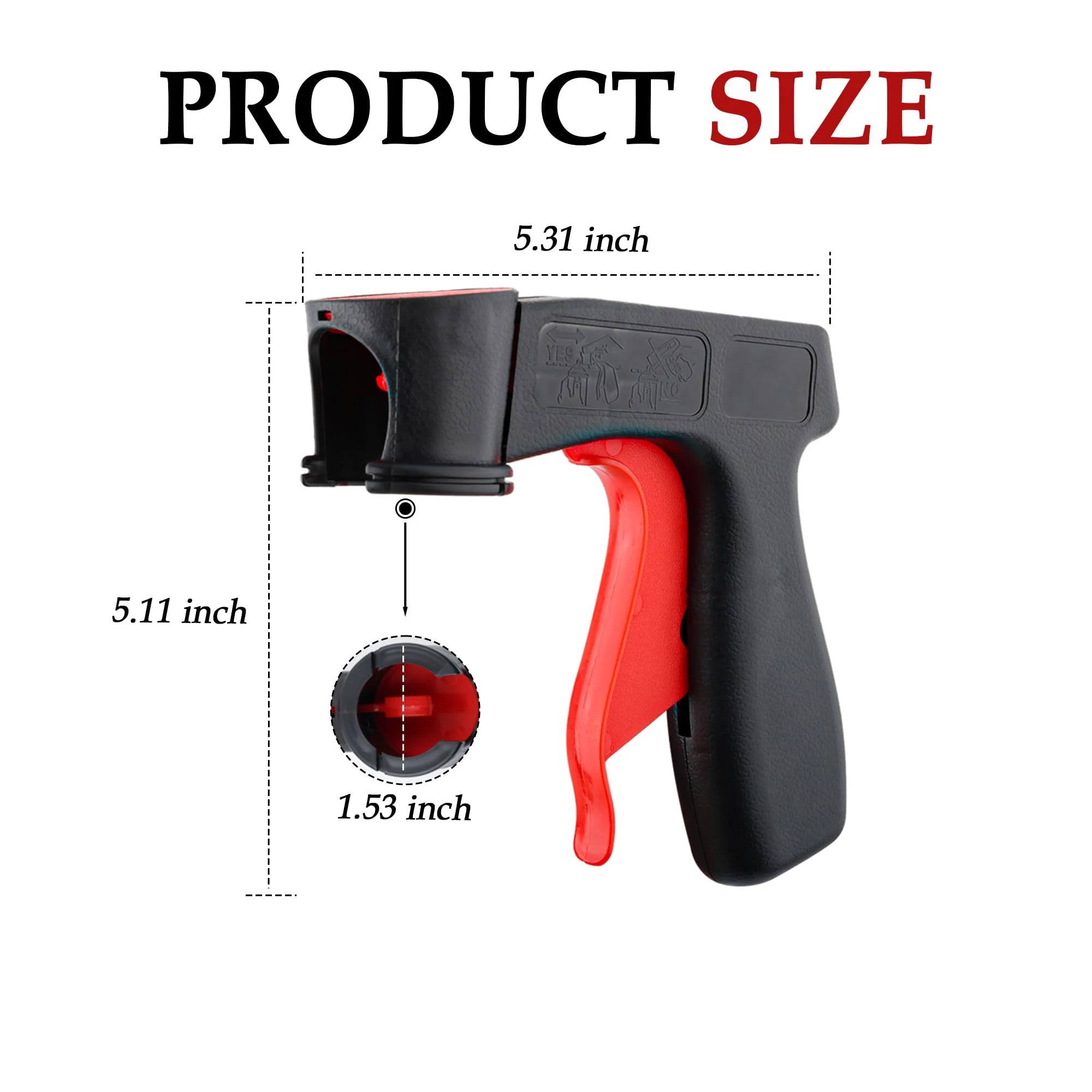 Car spray trigger handle reusable handle can convert spray can into paint sprayer suitable for car body repair paint sprayer DIY
